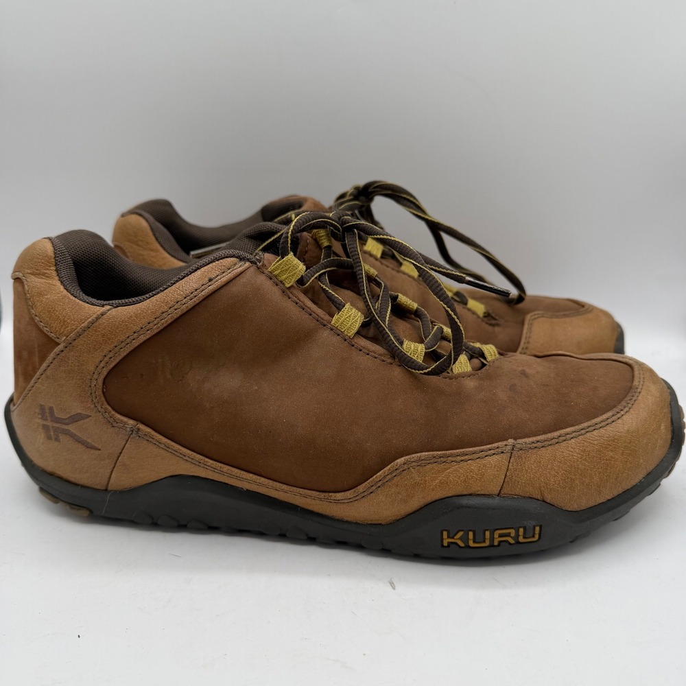 Kuru Hiking Shoes Mens 43 Chicane Brown Leather Lace Up Low Top Trail